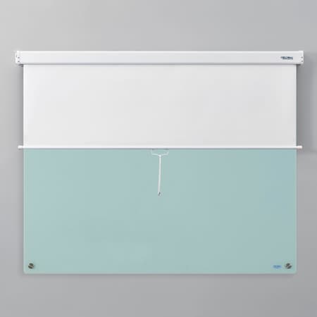 Global Industrial Pull Down Privacy Screens for 72W Dry Erase Boards 695720